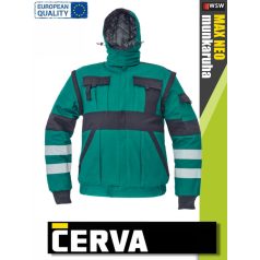  Cerva MAX NEO GREEN REFLEX 2in1 láthatósági bélelt kabát - munkaruha