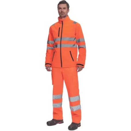 Cerva CIUDADES ORANGE MURCIA technikai softshell munkakabát - munkaruha