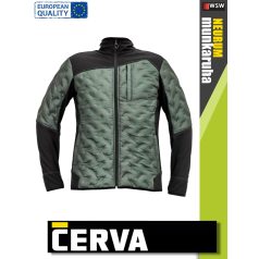 Cerva NEURUM OILGREEN prémium softshell kabát - munkaruha