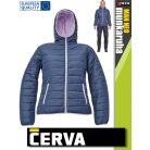 Cerva MAX NEO NAVY light női technikai téli bélelt munkakabát - munkaruha