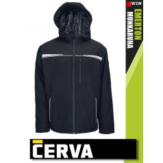 Cerva Emerton Black softshell kabát