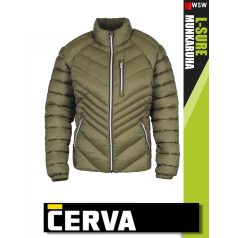   Cerva L-SURE OLIVE stretch technikai női bélelt kabát - munkaruha