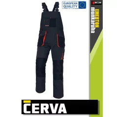   Cerva EMERTON BLACK flanel bélésű munkanadrág - munkaruha