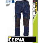 Cerva MAX SUMMER NAVY pamut technikai deréknadrág - munkanadrág