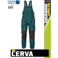   Cerva MAX SUMMER PETROL pamut technikai kantárosnadrág - munkanadrág