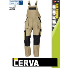   Cerva MAX SUMMER SAND pamut technikai kantárosnadrág - munkaruha