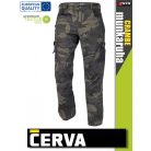 Cerva CRAMBE GREEN terepszínű deréknadrág - munkaruha