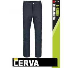 Cerva Emerton Black softshell kabát