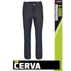 Cerva Emerton Black softshell kabát