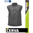 Cerva BEAVER GREY férfi téli bélelt mellény - munkaruha