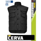 Cerva TRITON BLACK bélelt téli mellény - munkaruha