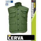 Cerva TRITON GREEN bélelt téli mellény - munkaruha