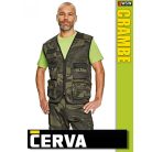 Cerva CRAMBE GREEN terepszínű mellény - munkaruha