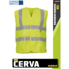 Cerva ESD LYNX YELLOW technikai antisztatikus láthatósági mellény - munkaruha