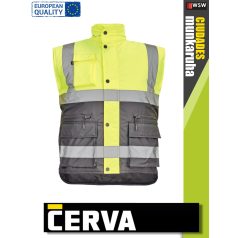   Cerva CIUDADES YELLOWGREY HELLIN láthatósági bélelt mellény - munkaruha