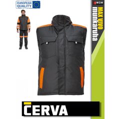   Cerva MAX VIVO BLACKHVO technikai téli bélelt munkamellény - munkaruha
