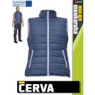 Cerva MAX NEO NAVY light női technikai téli bélelt munkamellény - munkaruha