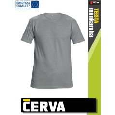   Cerva TEESTA GREY pamut rugalmas egyszínű póló - 160 g/m2