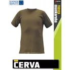 Cerva TEESTA OILGREEN pamut rugalmas egyszínű póló - 160 g/m2