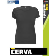   Cerva SURMA BLACK pamut rugalmas egyszínű női póló - 170 g/m2