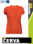   Cerva SURMA DARKORANGE pamut rugalmas egyszínű női póló - 170 g/m2