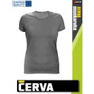 Cerva SURMA GRAPHITE pamut rugalmas egyszínű női póló - 170 g/m2