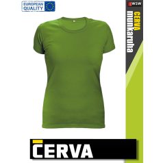   Cerva SURMA LIME pamut rugalmas egyszínű női póló - 170 g/m2