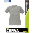 Cerva ESD NOYO GREY technikai antisztatikus környakú póló - munkaruha
