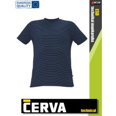 Cerva ESD NOYO NAVY technikai antisztatikus környakú póló - munkaruha   Cerva ESD NOYO NAVY technikai antisztatikus környakú póló - munkaruha