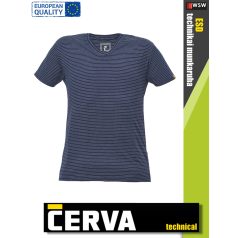 Cerva ESD NOYO NAVY technikai antisztatikus V-nyakú póló - munkaruha   Cerva ESD NOYO NAVY technikai antisztatikus V-nyakú póló - munkaruha
