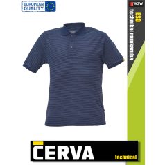 Cerva ESD NOYO NAVY technikai antisztatikus galléros póló - munkaruha   Cerva ESD NOYO NAVY technikai antisztatikus galléros póló - munkaruha