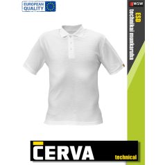 Cerva ESD NOYO WHITE technikai antisztatikus galléros póló - munkaruha   Cerva ESD NOYO WHITE technikai antisztatikus galléros póló - munkaruha