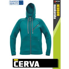 Cerva NEURUM PETROL prémium kapucnis pulóver - munkaruha