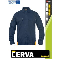   Cerva MULTINORM NAVY NUT technikai antisztatikus hegesztő ing - munkaruha