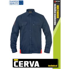   Cerva MULTINORM A2 NAVY FILTER technikai antisztatikus hegesztő ing - munkaruha