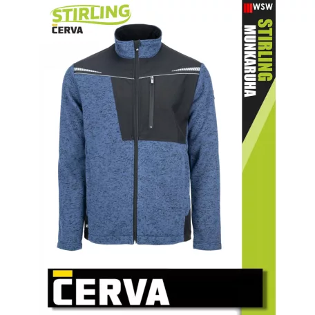 Cerva STIRLING BLUE stretch pamutgazdag technikai felső - munkaruha