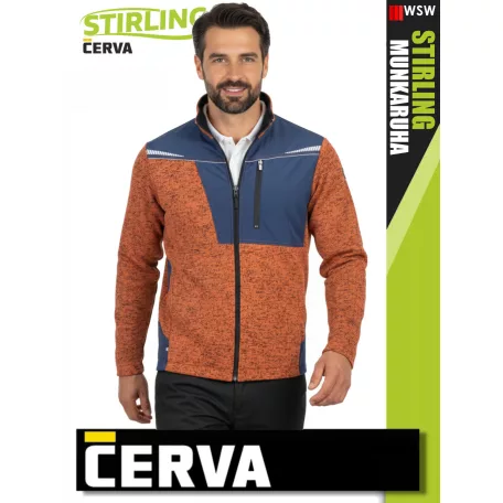 Cerva STIRLING GREEN stretch pamutgazdag technikai felső - munkaruha