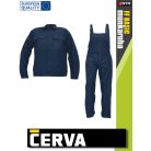 Cerva F&F BASIC NAVY RALF technikai munkakabát éskantárosnadrág szett - munkaruha