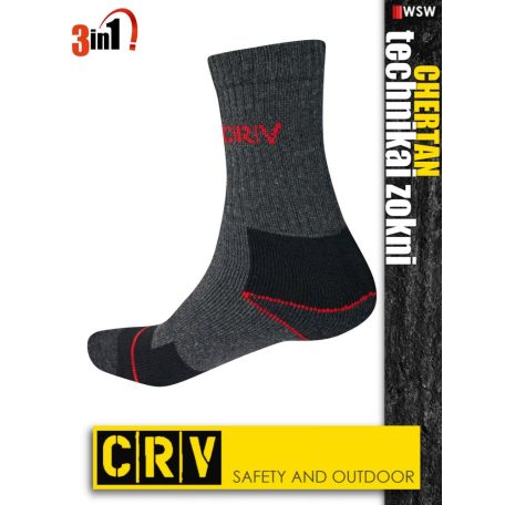 CRV CHERTAN 3 pár technikai zokni - munkaruha