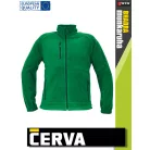 Cerva BHADRA GREEN polár zipzáros pulóver - munkaruha