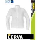 Cerva BHADRA WHITE polár zipzáros pulóver - munkaruha