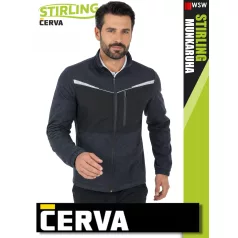 Cerva STIRLING BLACK stretch technikai kardigán - munkaruha