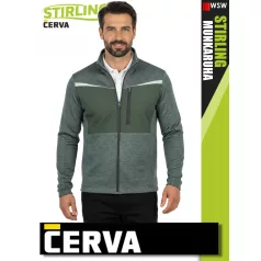 Cerva STIRLING GREEN stretch pamutgazdag technikai felső - munkaruha