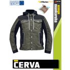 Cerva NEURUM OILGREEN CLASSIC prémium pamutgazdag stretch kapucnis munkakabát - munkaruha