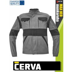   Cerva MAX NEO GREY pamut 2in1 levehető ujjas technikai kabát - munkaruha