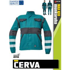  Cerva MAX NEO GREEN reflex pamut 2in1 levehető ujjas technikai kabát - munkaruha