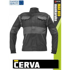   Cerva MAX NEO BLACK pamut 2in1 levehető ujjas női technikai kabát - munkaruha