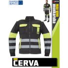 Cerva MAX VIVO BLACKHVY 2IN1 reflex technikai láthatósági munkakabát - munkaruha