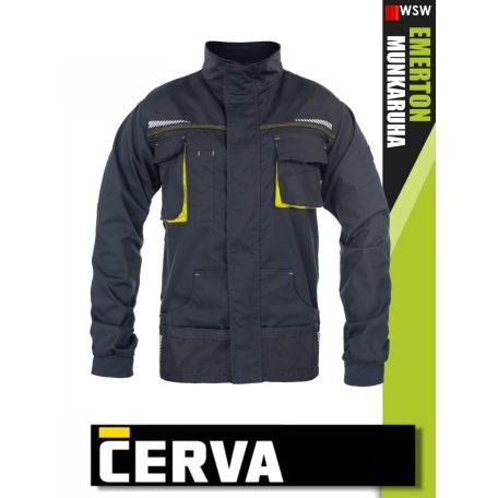 Cerva Emerton Black softshell kabát