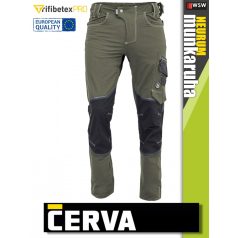   Cerva NEURUM OILGREEN CLASSIC prémium stretch SLIMFIT nadrág - munkaruha